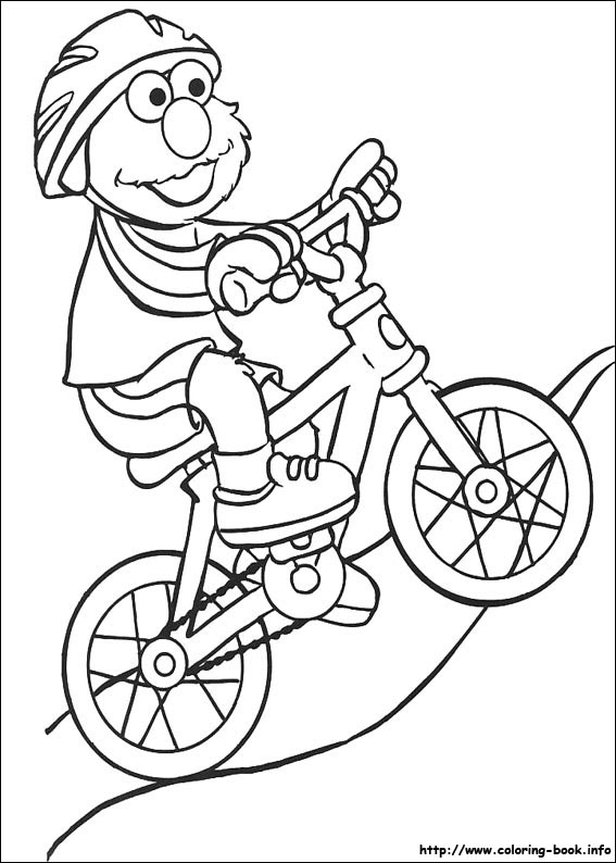 Sesame Street coloring picture